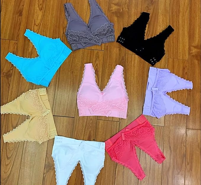 Comfy corset bra front cross side buckle lace bras - Last day 30% off