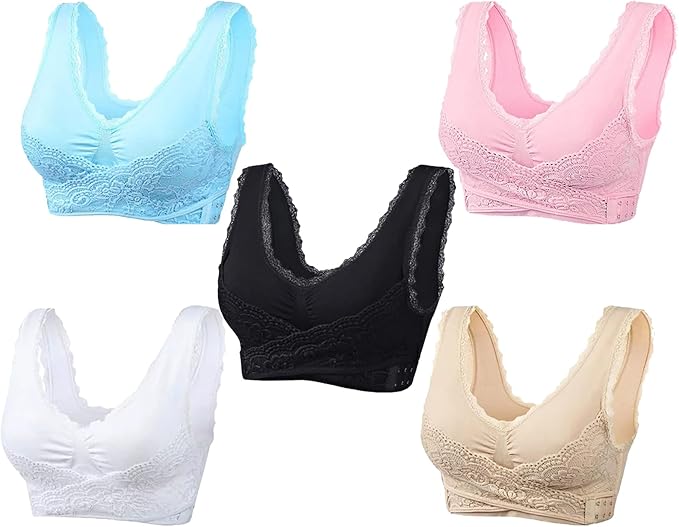 Comfy corset bra front cross side buckle lace bras - Last day 30% off